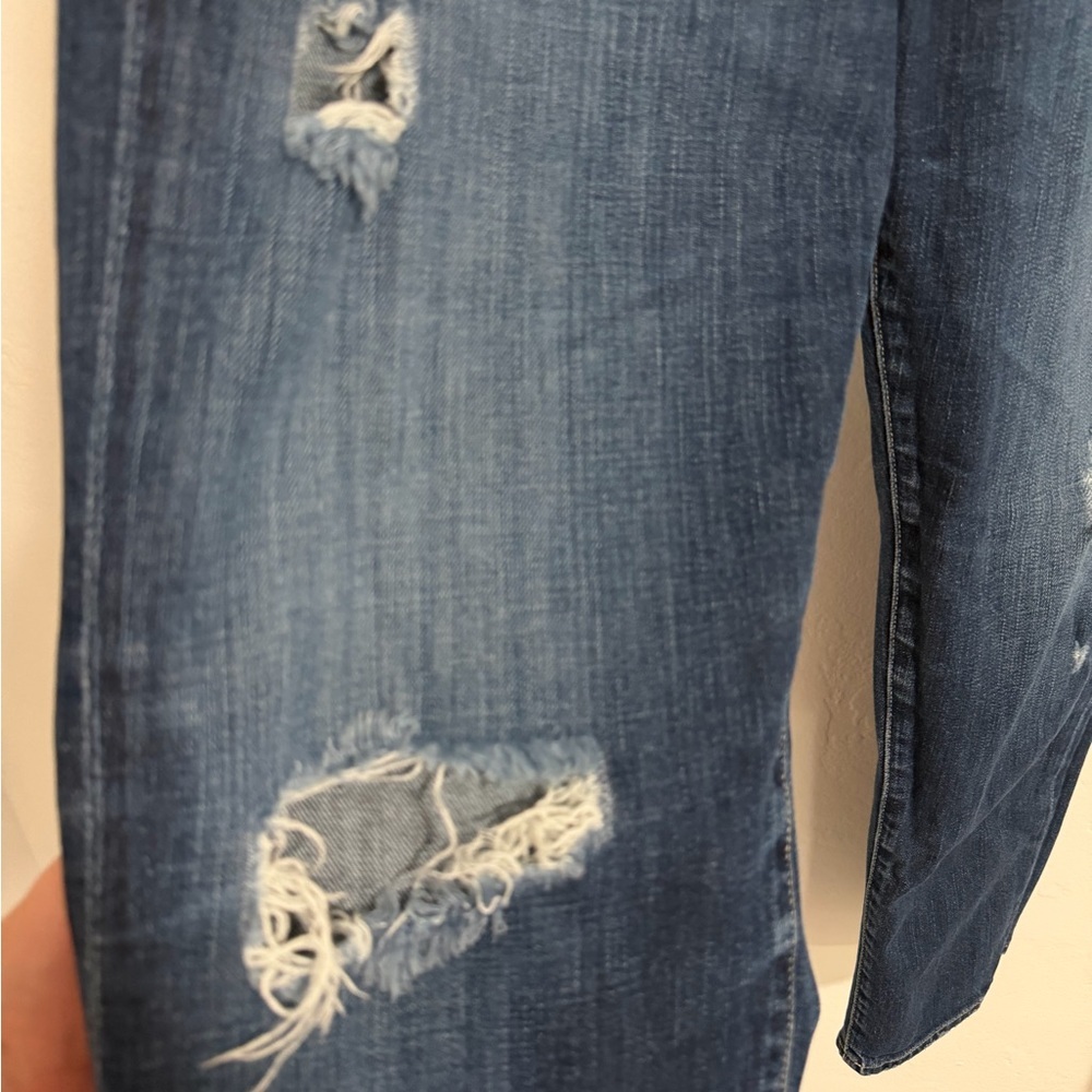Adriano Goldschmied The Ex-Boyfriend Slouchy Slim Blue Jeans Distressed
Women 32 - Picture 9 of 15